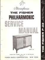 Fisher PHILHARMONIC-P-22 - Service Manual 